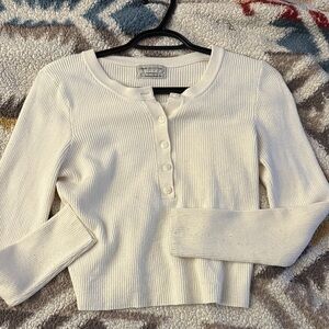 Urban Outfitters Henley Long Sleeve Top